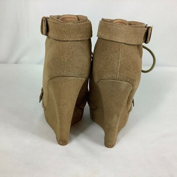 Colin Stuart Wedge Platform Booties 7M - Picture 3 of 8